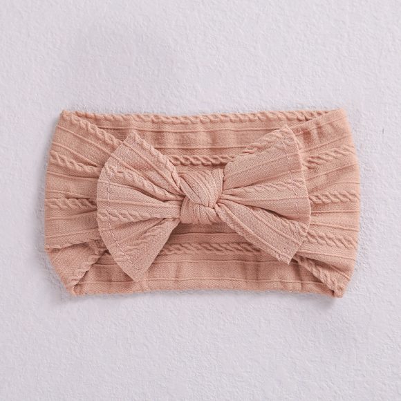 Baby Hair Accessories Elastic Head Bandwidth Edge Nylon Bow Headband For Children - Image 4