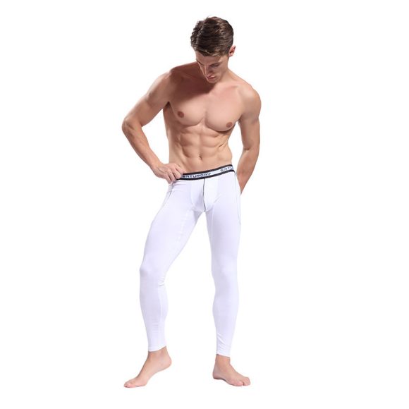Men's Thin Viscose Soft Fabric Slim-fit Stretch Long Johns - Image 5
