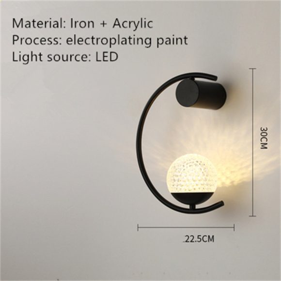 Modern Minimalist Light Luxury Creative Design Wall Lamp - Image 10