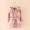 Cartoon Home Clothes Nightgown Bathrobe Children Pajamas Flannel - Image 4