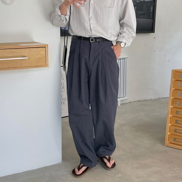 Wide-leg Suit Pants Men's Mopping Casual Pants - Image 6