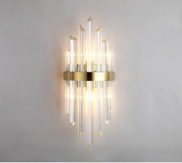 Modern Living Room Light Luxury Crystal Creative Wall Lamp - Image 6