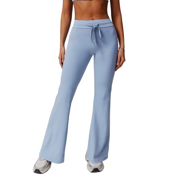 High Waist Hip Lift Yoga Bell-bottom Pants Belly Contracting - Image 3