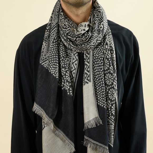 Cotton And Linen Yarn-dyed Scarf Short Beard Ethnic Style - Image 5