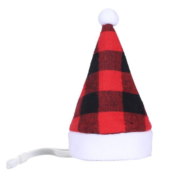 Multicolor Pet Christmas Hat Stripes - Image 2