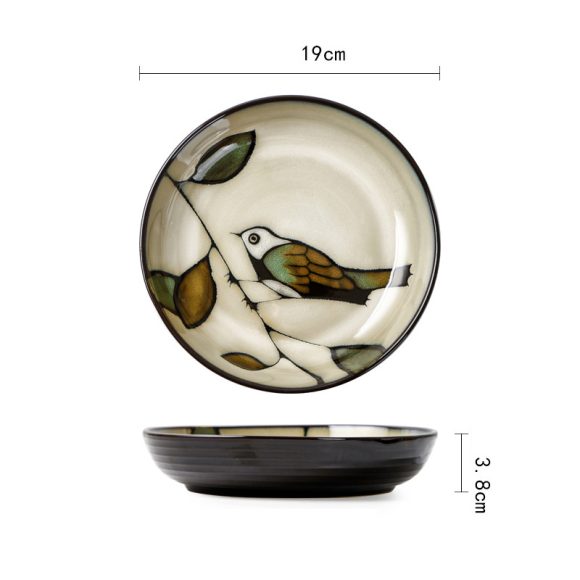 Japanese Ceramic Dishes Bowls Dishes Individuality - Image 4