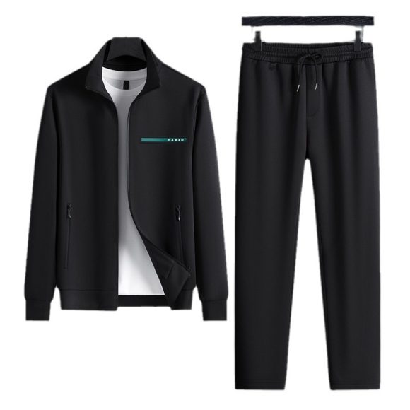 High-end Two-piece Long-sleeved Casual Sports Suit Men - Image 4