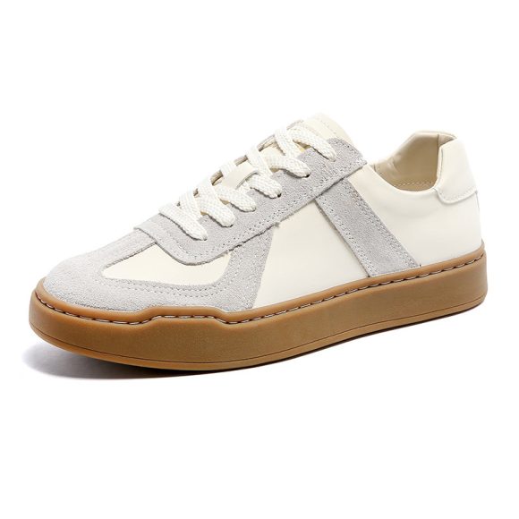 White Shoes German Training Shoes Niche Shoes Popular Japanese Style Men's Shoes - Image 2