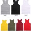 Men's Vest Cotton Slim Fit Sports Bottoming Shirt Breathable Stretch Underwear - Image 7