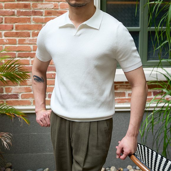 Knitwear Retro Casual Men's Business - Image 2