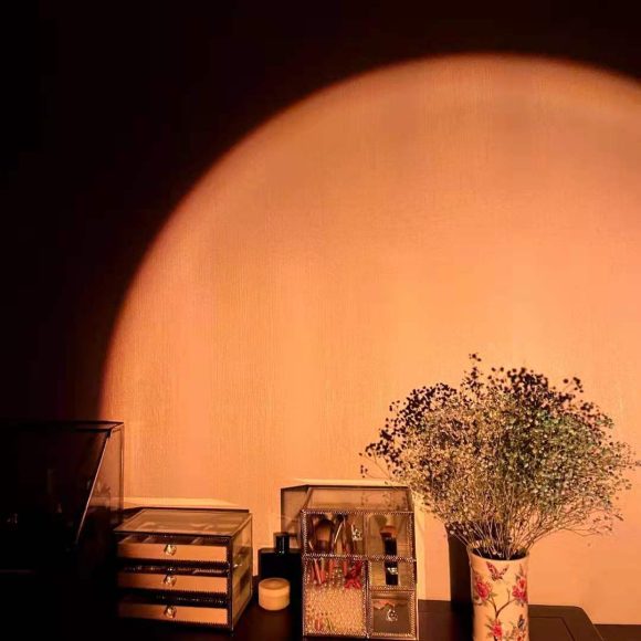 Rechargeable Rainbow Projection Lamp Sunset Lamp Projection Atmosphere Sunset Lamp - Image 4