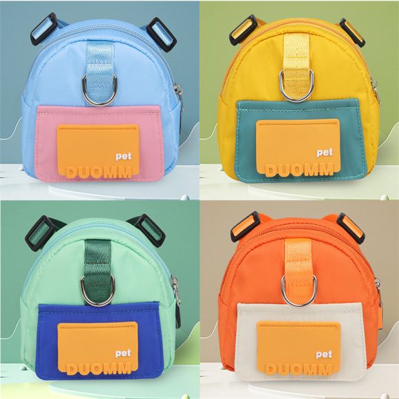 Pet Snack Storage Bag Large-capacity Multifunction Dogs Backpack Adjustable Harness Backpack Suitable Pet Travel Hiking Walking - Image 8