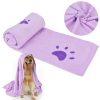 Soft Absorbent Cartoon Print Embossed Bath Towel - Image 2