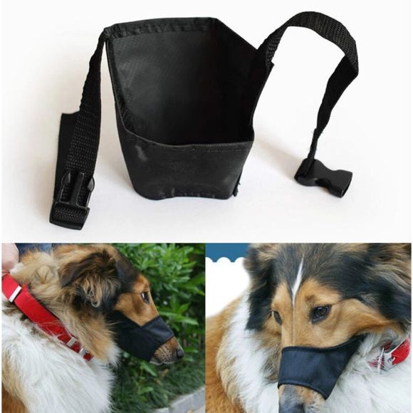Dog Muzzle - Adjustable Soft Breathable Tribal Nylon Dog Mouth Guard Cover For Small, Medium And Large Dogs, Anti Chewing, Barking & Biting - Image 6
