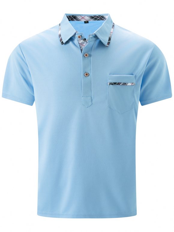European And American Lapel T-shirt Polo Shirt - Image 2