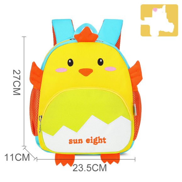 Cute Cartoon Shoulders Baby Lightweight Backpack Elementary School Schoolbag - Image 3