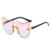 Cat Ear Kids Sunglasses Frameless Shape - Image 2