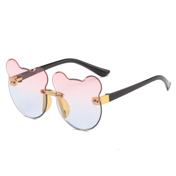 Cat Ear Kids Sunglasses Frameless Shape - Image 2