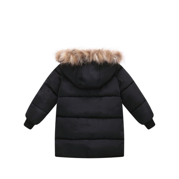 Children's Down And Wadded Jacket Camouflage Fur Collar Detachable Thickened Warm - Image 5