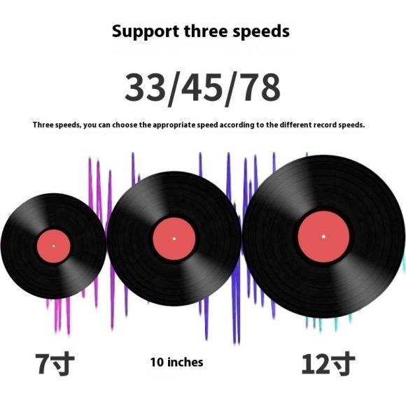 Vinyl Record Player Retro Phonograph - Image 5