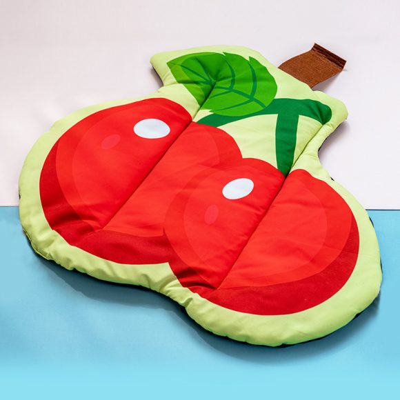 Dog Cooling Mat Pet Beds Cat Rug Ice Silk Pet Self Cooling Pad Blanket Summer Washable Oxford Farbric Cooling Down Summer Fruit - Image 5