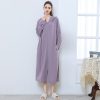 Zipper Bathrobe Couple Hooded Nightgown Thin Pajamas - Image 7