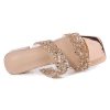 Bohemian Fashion Rhinestone Slippers Korean Style Platform High Heel - Image 5