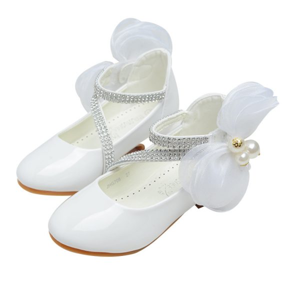 Little High-heeled Big Kids Princess Shoes - Image 3