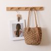 Fashion Tassel Shoulder Straw Bag Fan Hollow Beach Bag - Image 7