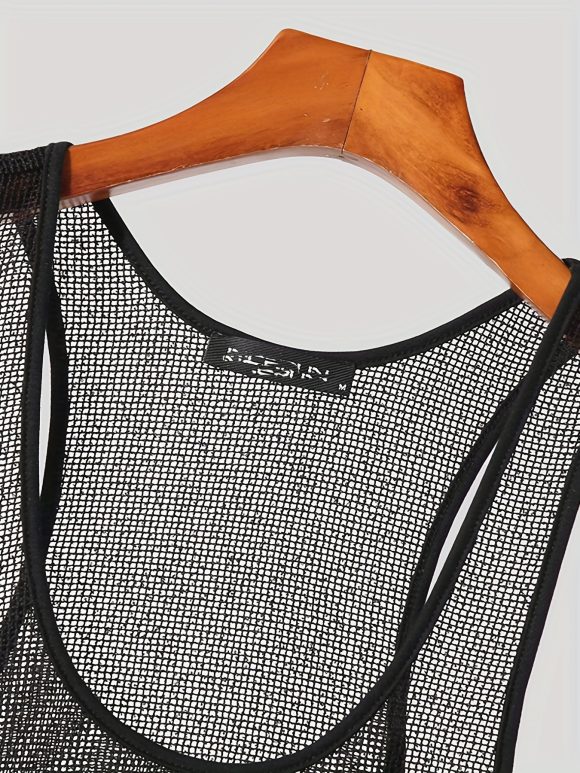 Solid Color Bottoming Shirt Outer Wear Casual Knitted I-shaped Vest - Image 10
