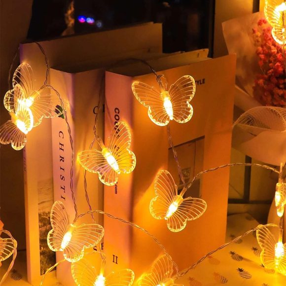 3 Meters 20 Lights Butterfly Christmas Decoration Light String - Image 6