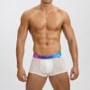 Men's Ice Silk U Convex Low Waist Thin Summer Gradient Boxers
