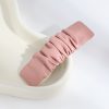 Leather Barrettes Pleated Solid Color Simple Temperamental All-match - Image 4
