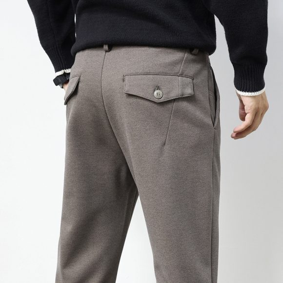 Men's Business Woolen Straight Casual Pants - Image 5