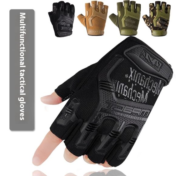 Men's Outdoor Sports Training Fitness Anti-slip Summer Cycling Gloves - Image 8