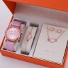 Ladies Graduated Belt Watch Jewelry Set - Image 7