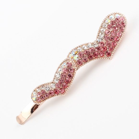 Women's Korean-style Heart Shape Rhinestone Hair Accessories - Image 4