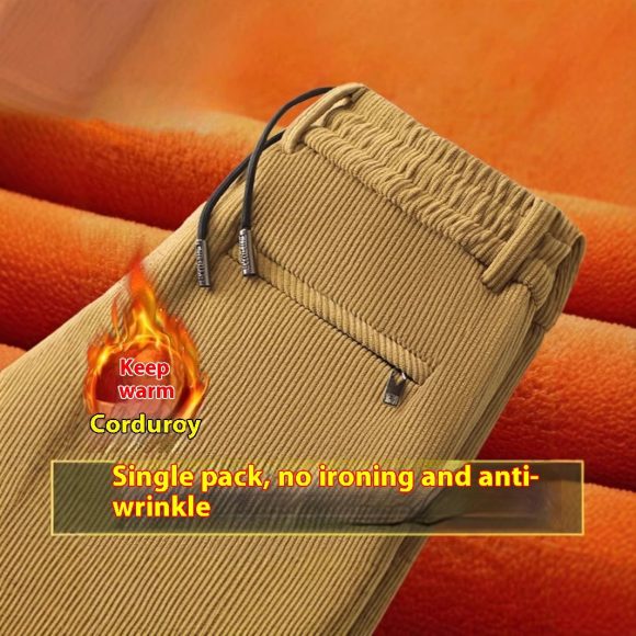 Korean Style Trendy All-matching Corduroy Pants - Image 3