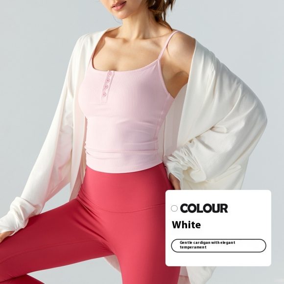 Casual Laid-back Style New Shawl Cardigan Long Sleeve Coat - Image 5