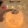 Creative 3D Magnetic Floating Levitating Moon Lamp Touch Control 3 Color Moon Light Lunar Night Light For Home Office Room Decor - Image 5