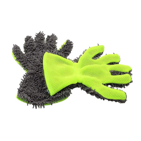 Thin Chenille Five Fingers Car Washing Gloves - Image 6