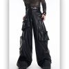 Heavy Black PU Leather Pants Men's Spring - Image 2