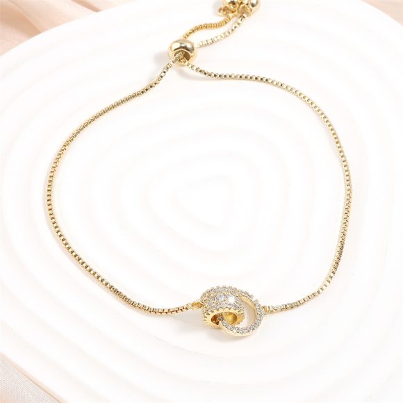 Double Ring Micro Necklace Simple Women's Fashion - Image 2
