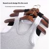 Men's Vest Cotton Slim Fit Sports Bottoming Shirt Breathable Stretch Underwear - Image 8