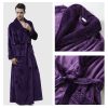 Men's Winter Coral Fleece Nightgown Homewear Thickened Pajamas - Image 10