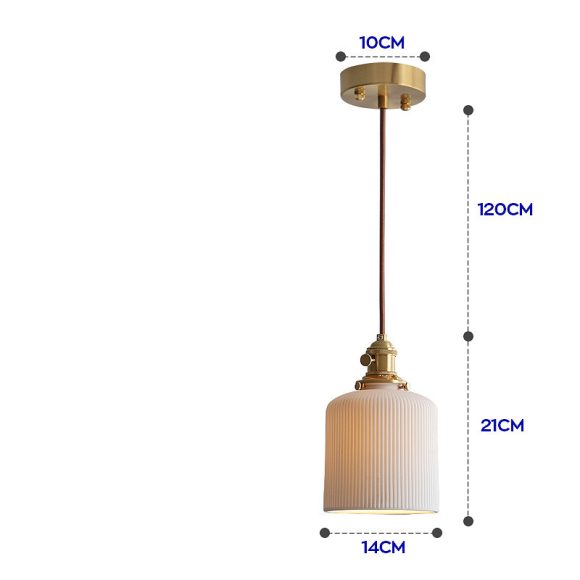 Nordic Japanese Simple Creative Light-transmitting Porcelain Chandelier - Image 2