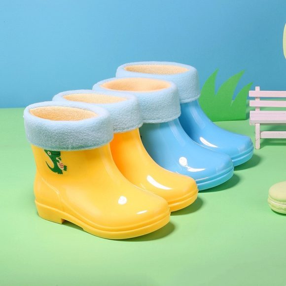 Bunny Rain Boots Children's Middle Tube Non-slip - Image 3