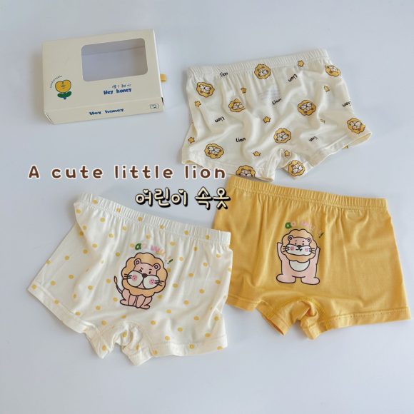 Three-piece Set Children's Underwear Modal Printing Baby Kindergarten Boxer Shorts - Image 9
