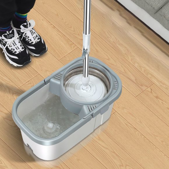 Rotary Mop Hand Free Household One Clean Flat Absorbent Mop - Image 6