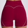 Peach Hip High Waist Running Training Shorts Hip Lifting Nude Feel - Image 10